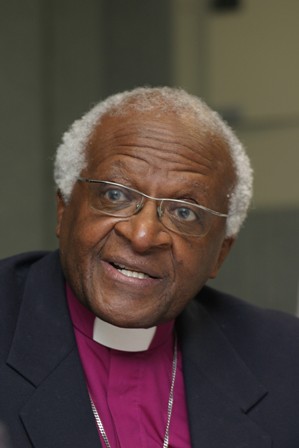 Peacemaker Desmond Tutu is visiting Kenya 