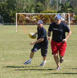 Rev Andrew Gunton takes a pass