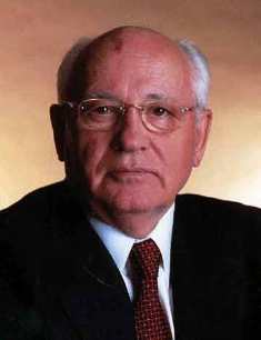 Former Soviet leader Mikhail Gorbachev 