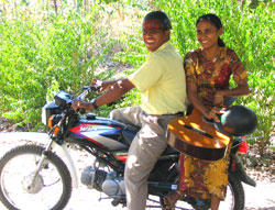 The music team heads home from church in East Timor. Photo by Andrew Johnson