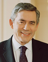 British Prime Minister Gordon Brown. Photo www.number-10.gov.uk