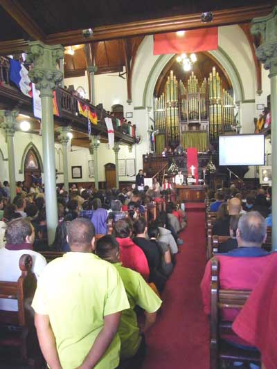 More than two or three gathered in Albert Street Uniting Church