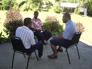 Fijiian Lifeline trainees attend the counselling training workshop