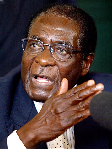 Robert Mugabe - photo from encarta.msn.com