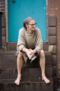 US Christian activist Shane Claiborne looks, speaks, and dresses like an Old Testament prophet.  Photo by 