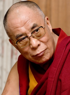 Nobel Peace Prize laureate The Dalai Lama 