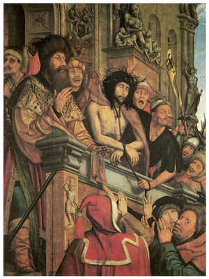 Christ Presented to the People by Quentin Massys (c. 1515). Image courtesy of 120 Great Paintings of the Life of Jesus edited by Carol Belanger Grafton