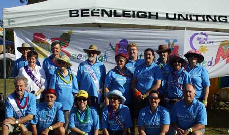 Members of the Beenleigh Region Uniting Church Relay for Life team. Photo by Clive Finter