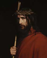 Carl Heinrich Bloch (Danish painter, 1834-90), Christ with Thorns, oil on canvas. Courtesy of www.carlbloch.com