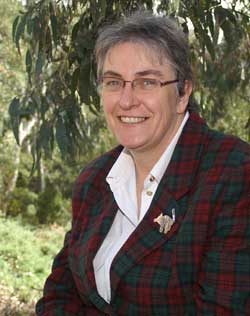 Victoria and Tasmania Synod Moderator Isabel Thomas Dobson. Photo courtesy of Crosslight