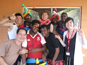 Crossways and Western Cape young people share in fun and faith. Photo courtesy of David Won Kim