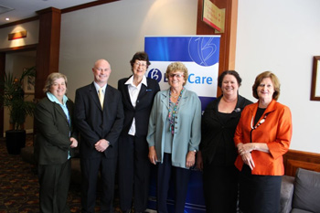 Blue Care\\\\\\\'s Fleet team with the Award. (From left): Kerrie McCarthy, Mark Stephens and Kylie Hawkins. 