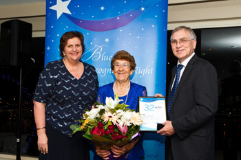 UnitingCare Queensland CEO Anne Cross, Joan Donald and Moderator Bruce Johnson
