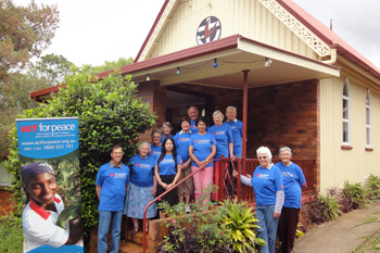The Montville Uniting Church working group. Photo by Paul Smith
