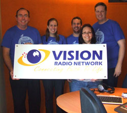 One of the Vision Radio teams on Compassion Day. Photo courtesy of Matt Gees