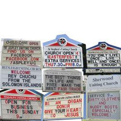 Are you using your church sign to its full potential? These are some of the 2011 Sign of the Times entries