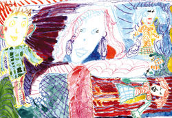 This drawing, by Shania Dekkers aged 14, is one of the winning entries featured in the 2012 Synod calendar. 