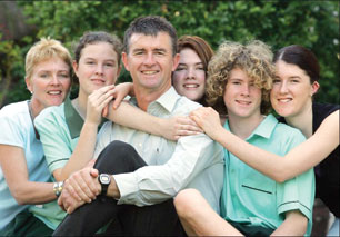 New Scripture Union QLD CEO Tim Mander and family. Photo courtesy of SU QLD
