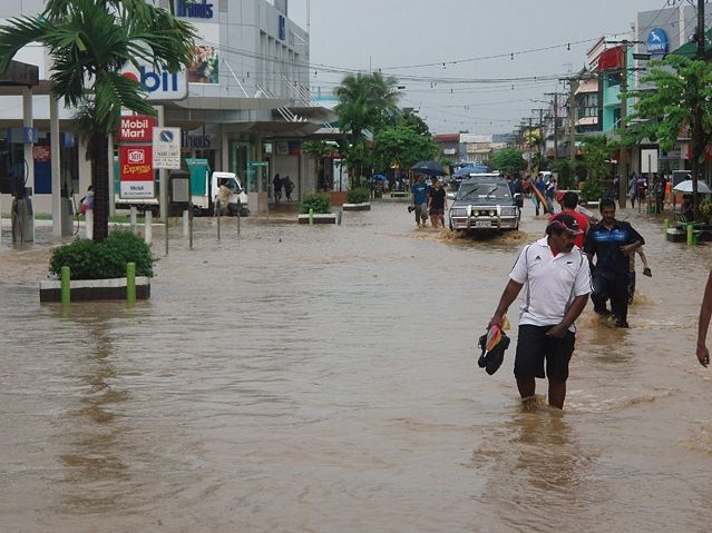 The recent Fiji floods are worse than the flooding in 2009, pictured above. Photo courtesy of UnitingWorld
