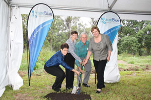 Turning of the sod at Azure Blue Carina in March. Photo courtesy of Blue Care