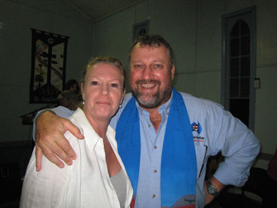 New Flinders Patrol Minister Craig Mischewski with his wife Judy. Photo courtesy of Frontier Services