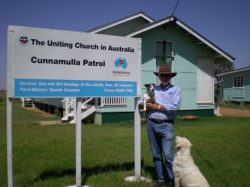 Cunnamulla Patrol Minister Pastor Dennis Cousens. Photo courtesy of Frontier Services