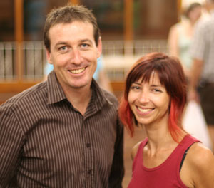 Mark McDuff and Kym Preston talk on spirituality for Generation X and Y at West End Uniting Church. Photo by Mardi Lumsden