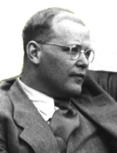 German theologian and resistance worker Dietrich Bonhoeffer