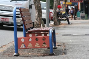 A bench in West End