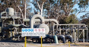 Coal seam gas processing facility Rosalind Park, NSW.