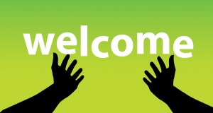 Six ways to be a welcoming church banner.