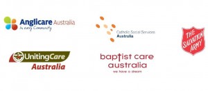 Anglicare Australia, Baptist Care Australia, Catholic Social Services Australia, the Salvation Army and UnitingCare Australia