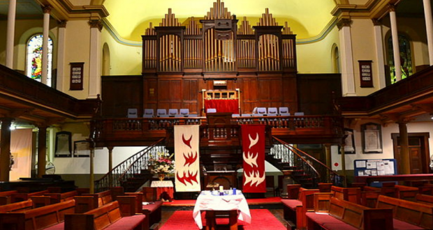 Pitt St Uniting Church in Sydney. Photo by Sardaka.