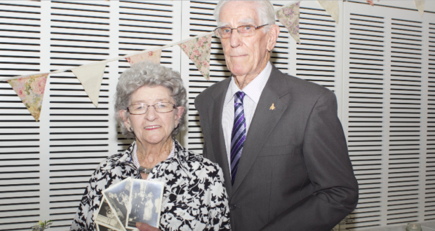 Evelyn and Douglas Levingston celebrated their 40th wedding anniversary at Albert Street's 125th anniversary high tea. Photo by Wesley Mission Brisbane.
