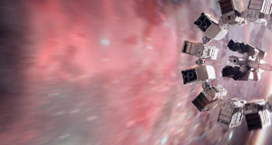 A space station from the movie Interstellar. Photo by Warner Bros. Pictures.