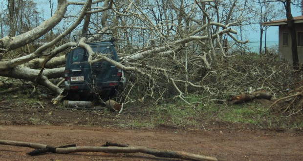 Damage at Galiwin’ku on Elcho Island. Photo by Rev Dr Stephen Robinson.