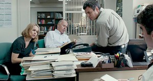 Rachel McAdams, Michael Keaton and Mark Ruffalo play a team of Boston Globe reporters. Photo by Kerry Hayes and Open Road Films.