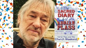 Adrian Plass; "The Sacred Diary of Adrian Plass: Adrian Plass and the Church Weekend" (Hodder & Stoughton). Photo: Supplied.