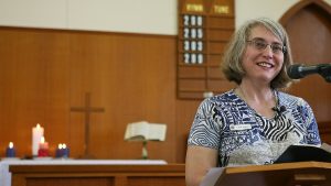 Rev Linda Hamill. Photo property of Windsor Uniting Church.