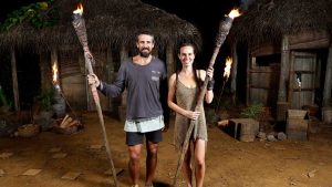 Lee Carseldine and Kristie Bennett made it to the finale of Australian Survivor season three. Photo from Network Ten.