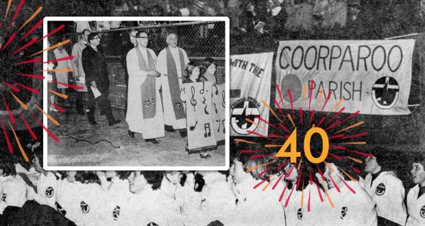 The Uniting Church celebrates its inauguration in 1977. Photo: Life and Times